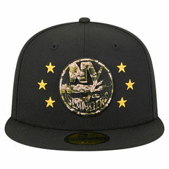 New York Islanders New Era Military Appreciation Digital Camo Stars 59FIFTY Fitted Hat - Black - NHL