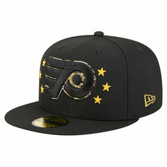Philadelphia Flyers New Era Military Appreciation Digital Camo Stars 59FIFTY Fitted Hat - Black - NHL