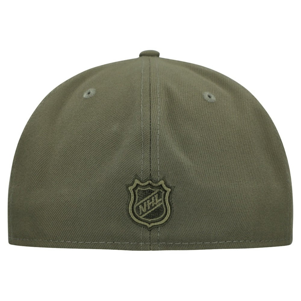 Minnesota Wild New Era Military Appreciation Flag 59FIFTY Fitted Hat - Olive - NHL