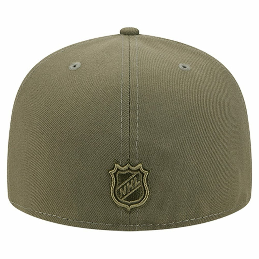 New Jersey Devils New Era Military Appreciation Flag 59FIFTY Fitted Hat - Olive - NHL