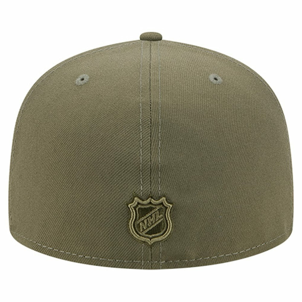 New York Rangers New Era Military Appreciation Flag 59FIFTY Fitted Hat - Olive - NHL