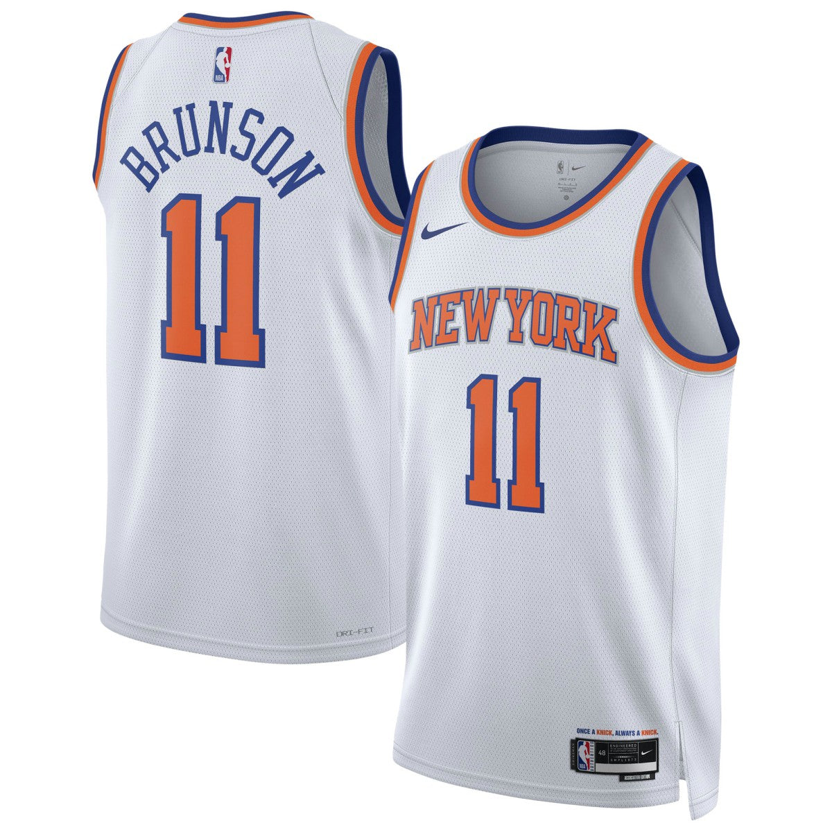 Jalen Brunson New York Knicks Unisex Swingman Jersey Association Edition White - NBA