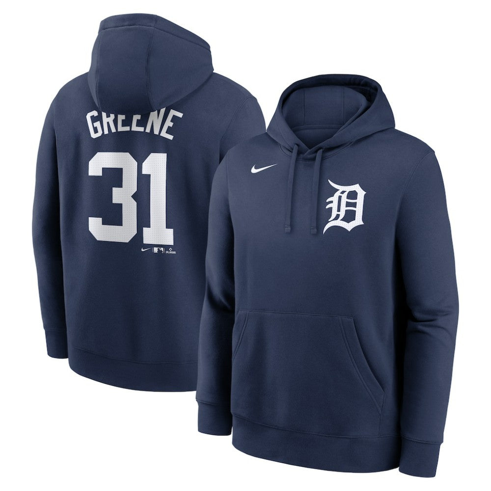 Riley Greene Detroit Tigers Nike Player Name & Number Club Fleece Pullover Hoodie - MLB