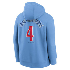 Pete Crow-Armstrong Chicago Cubs Nike Player Name & Number Club Fleece Pullover Hoodie - MLB