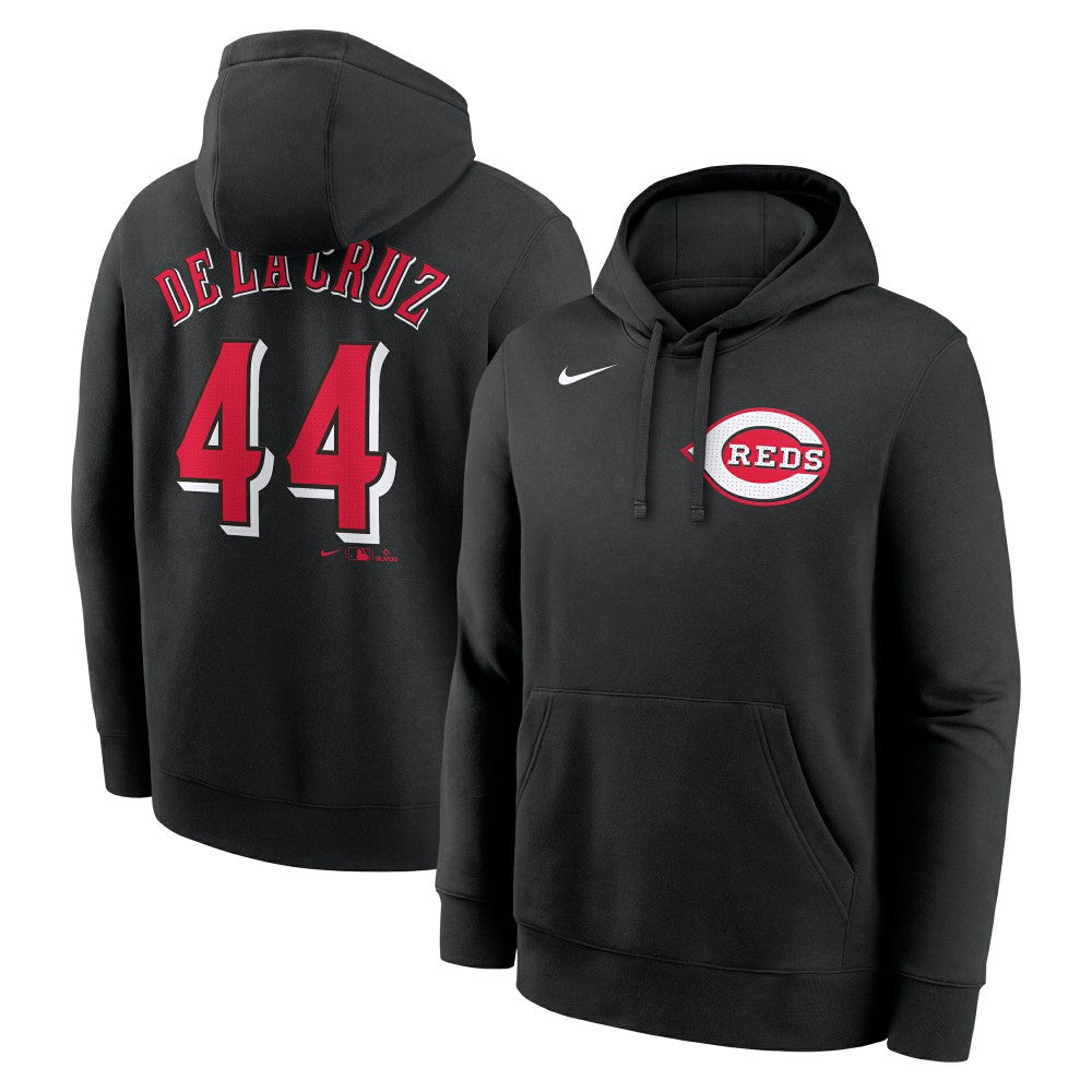 Elly De La Cruz Cincinnati Reds Nike Player Name & Number Club Fleece Pullover Hoodie - MLB