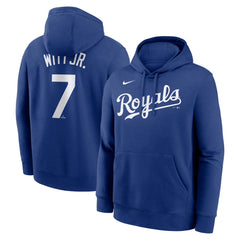 Bobby Witt Jr. Kansas City Royals Nike Player Name & Number Club Fleece Pullover Hoodie - MLB