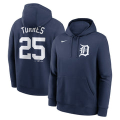 Gleyber Torres Detroit Tigers Nike Player Name & Number Club Fleece Pullover Hoodie - MLB
