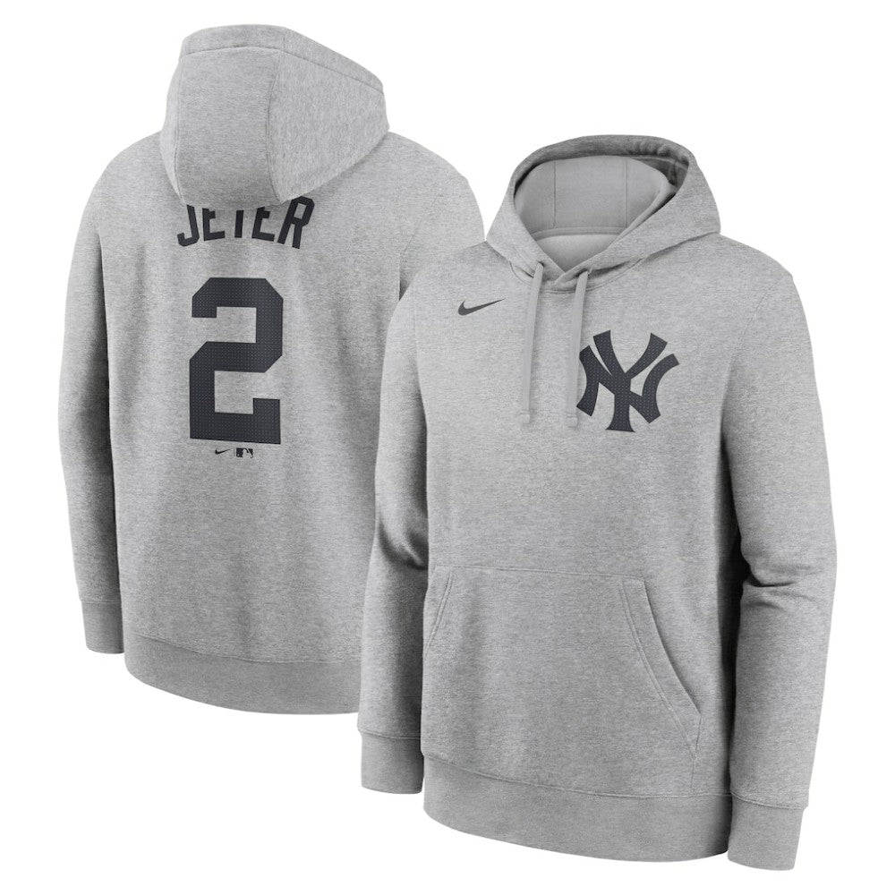 Derek Jeter New York Yankees Nike Player Name & Number Club Fleece Pullover Hoodie - MLB