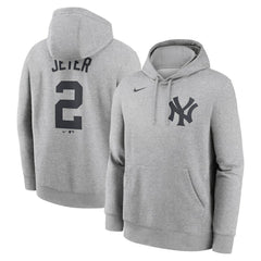 Derek Jeter New York Yankees Nike Player Name & Number Club Fleece Pullover Hoodie - MLB