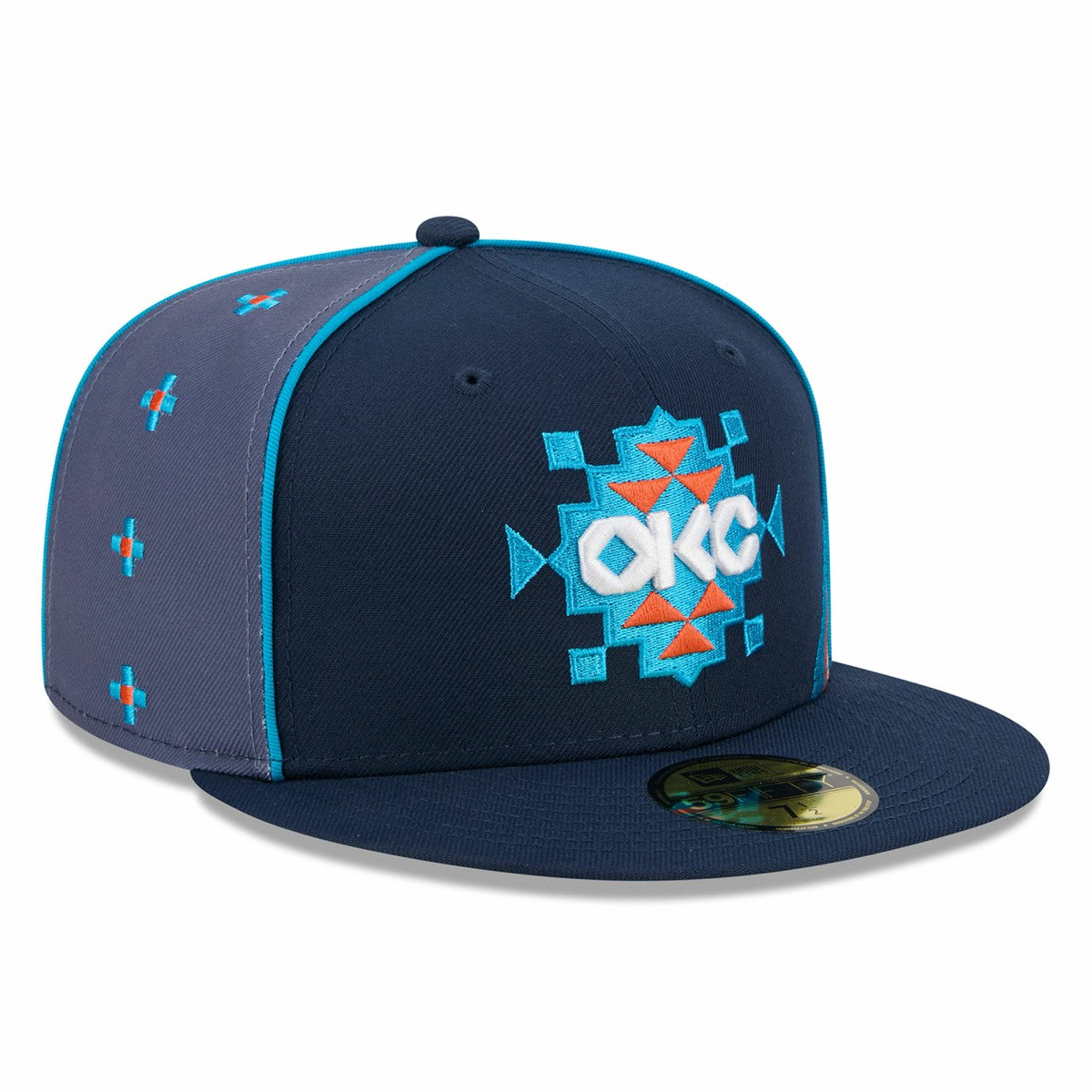 Oklahoma City Thunder 2025/26 City Edition Alternate 59FIFTY Fitted Hat Navy - NBA