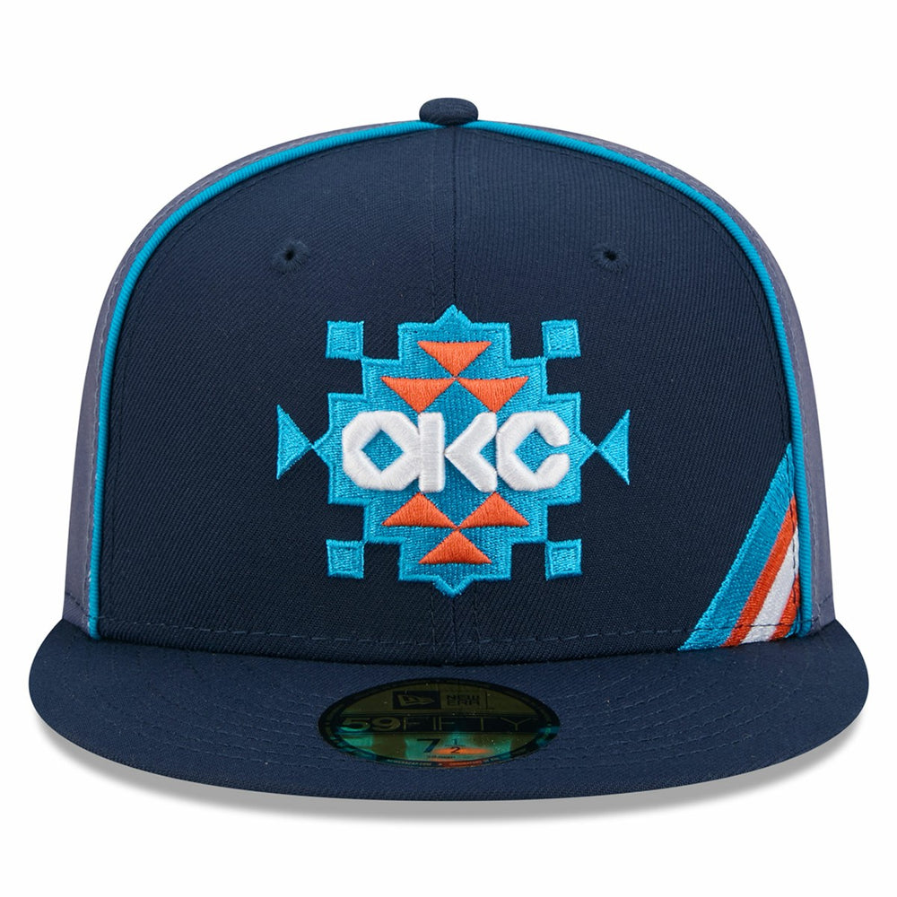 Oklahoma City Thunder 2025/26 City Edition Alternate 59FIFTY Fitted Hat Navy - NBA