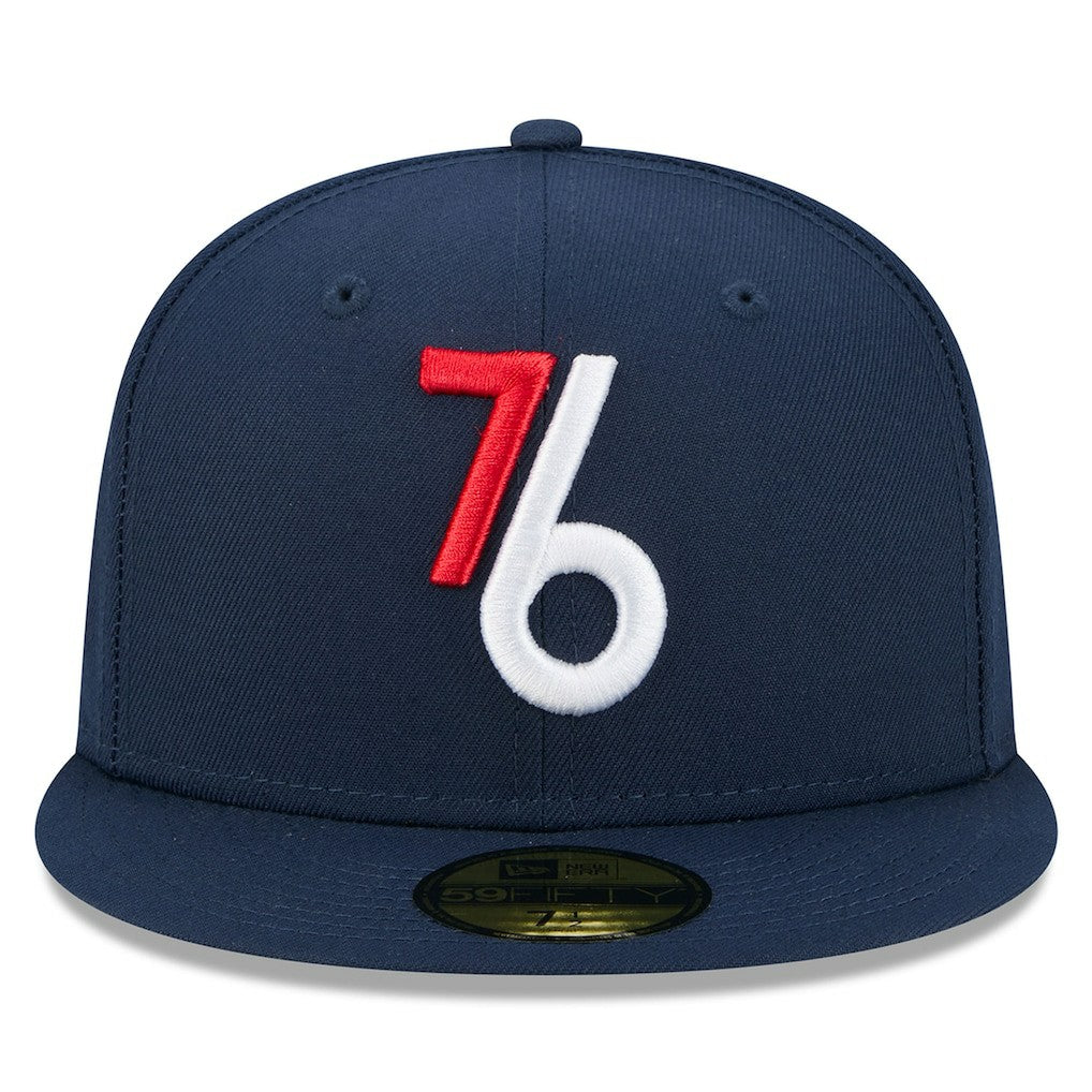 Philadelphia 76ers 2025/26 City Edition Alternate 59FIFTY Fitted Hat Navy - NBA