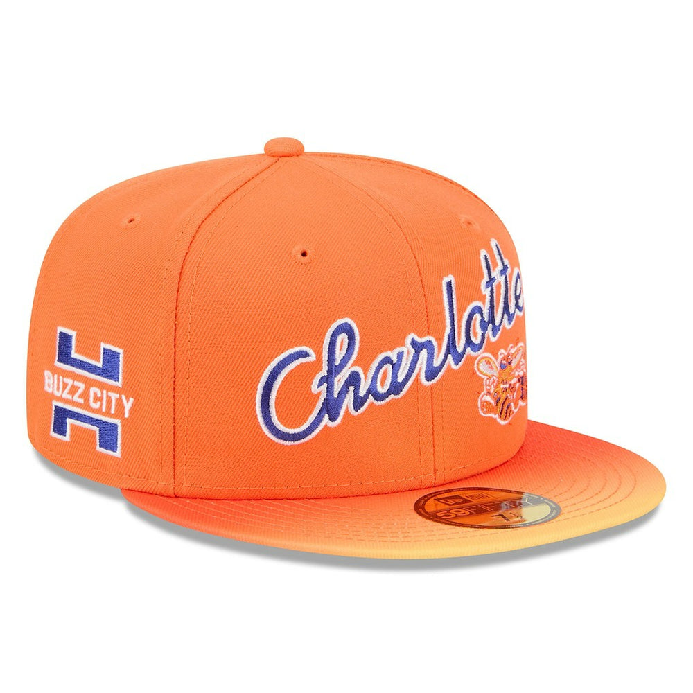 Charlotte Hornets 2025/26 City Edition Alternate 59FIFTY Fitted Hat Orange - NBA