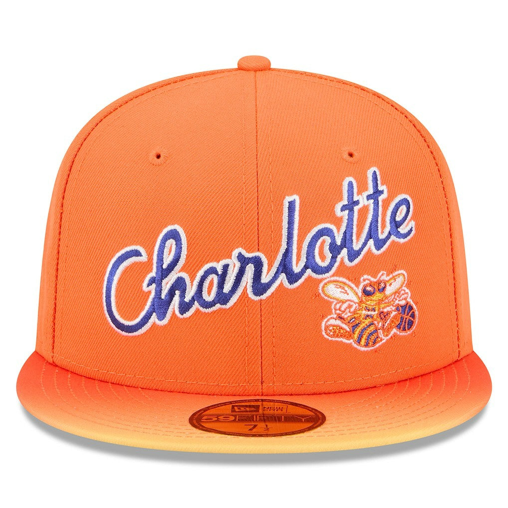 Charlotte Hornets 2025/26 City Edition Alternate 59FIFTY Fitted Hat Orange - NBA