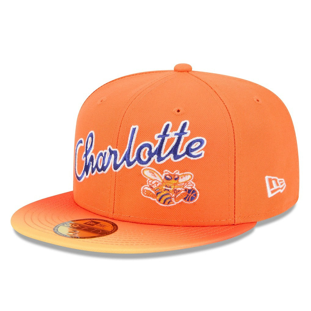 Charlotte Hornets 2025/26 City Edition Alternate 59FIFTY Fitted Hat Orange - NBA