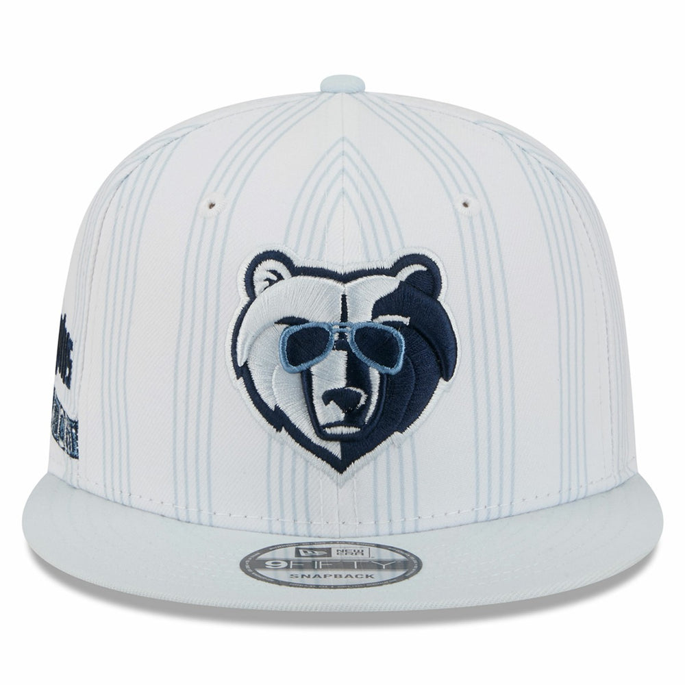 Memphis Grizzlies 2025/26 City Edition Alternate 9FIFTY Snapback Hat White - NBA
