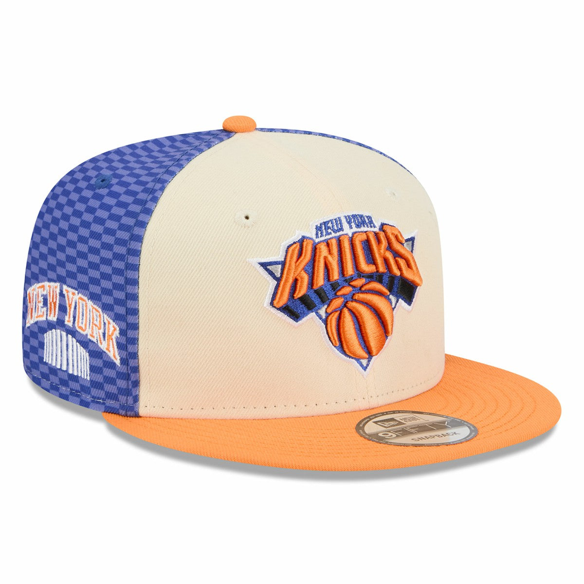New York Knicks 2025/26 City Edition Alternate 9FIFTY Snapback Hat Cream - NBA