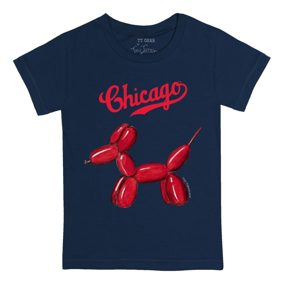 Chicago Cubs Tiny Turnip Youth Balloon Dog T-Shirt - MLB