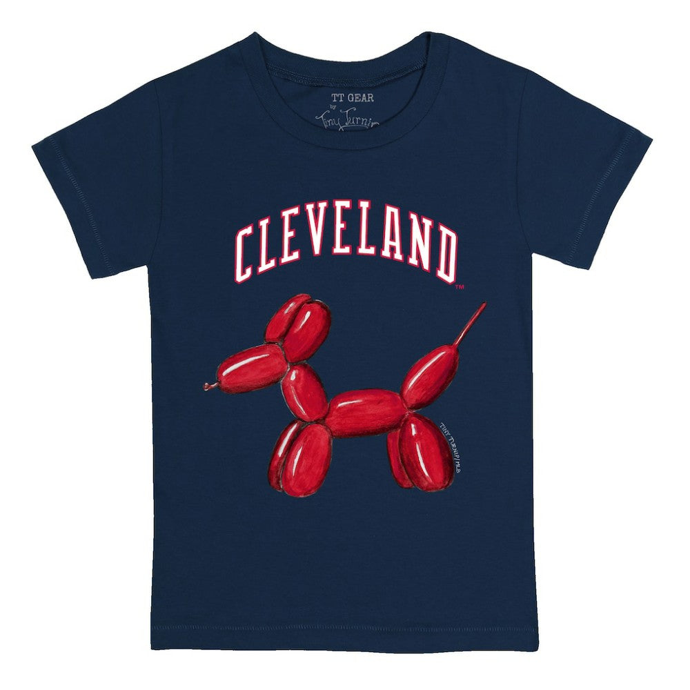 Cleveland Guardians Tiny Turnip Youth Balloon Dog T-Shirt - MLB