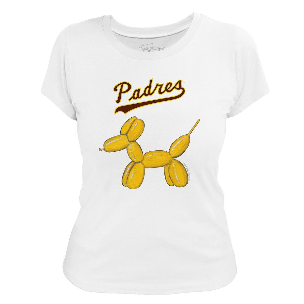 San Diego Padres Tiny Turnip Women's Balloon Dog T-Shirt - MLB