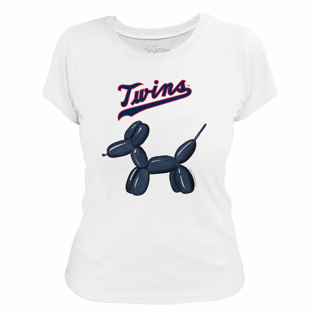 Minnesota Twins Tiny Turnip Women's Balloon Dog T-Shirt - MLB