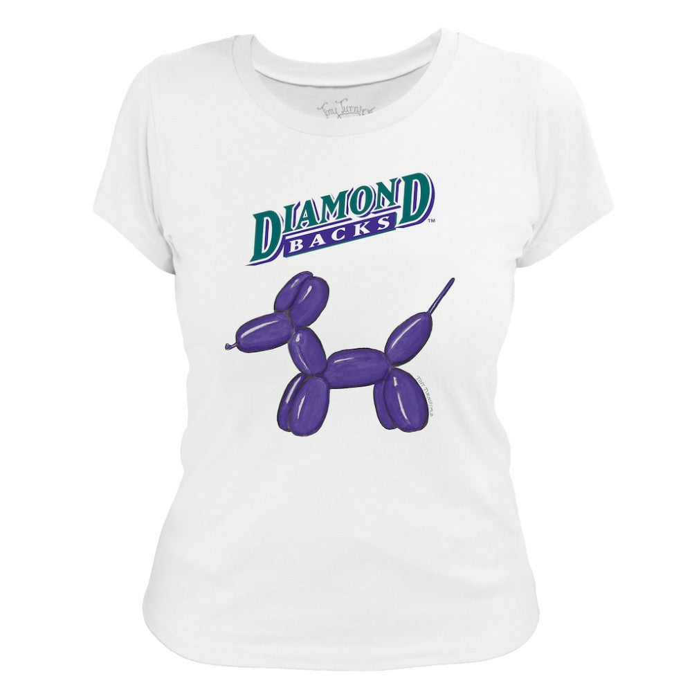 Arizona Diamondbacks Tiny Turnip Women's Balloon Dog T-Shirt - MLB