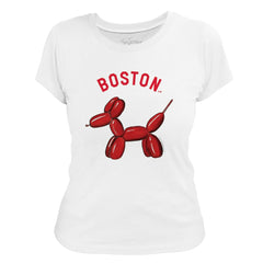Boston Red Sox Tiny Turnip Women's Balloon Dog T-Shirt - MLB