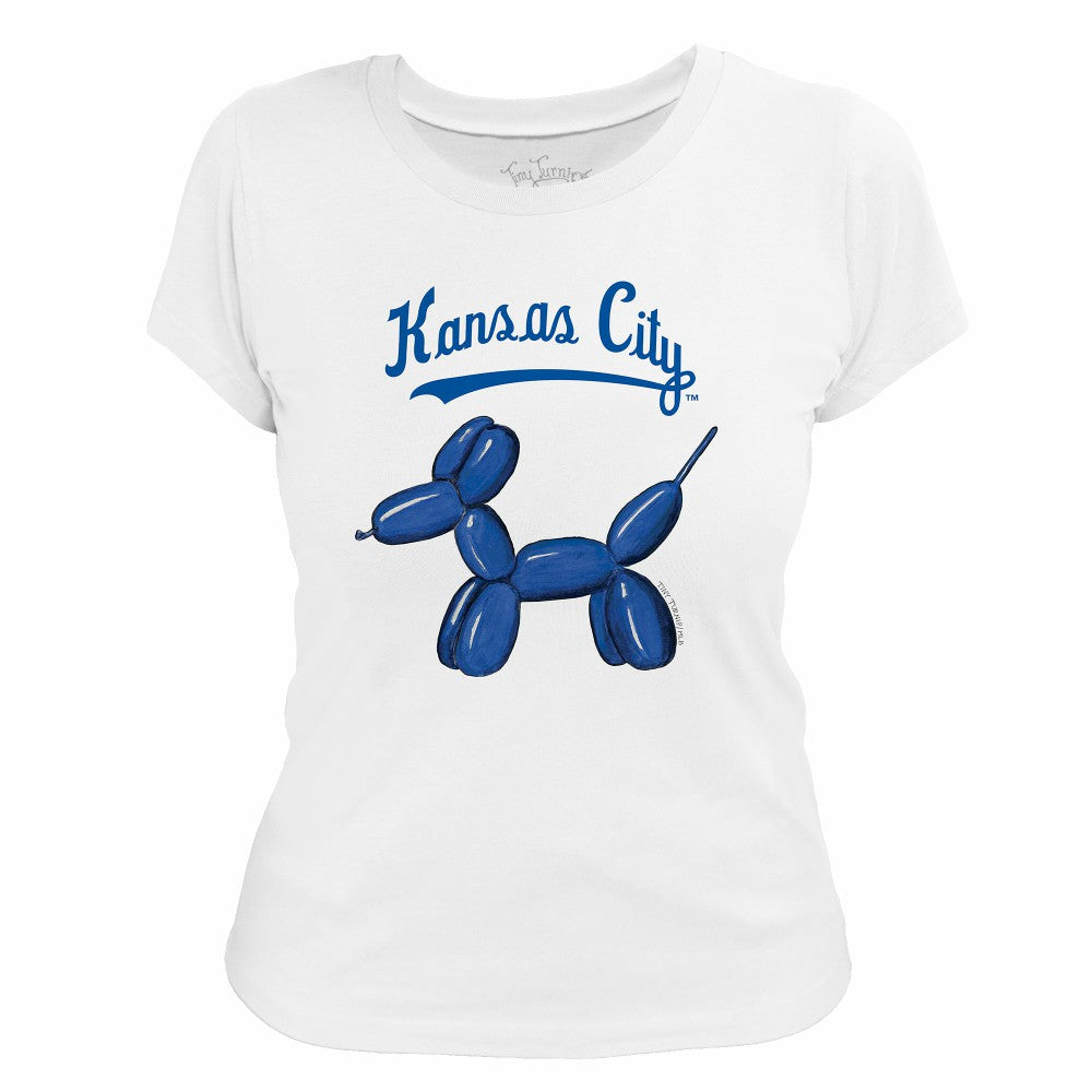 Kansas City Royals Tiny Turnip Women's Balloon Dog T-Shirt - MLB