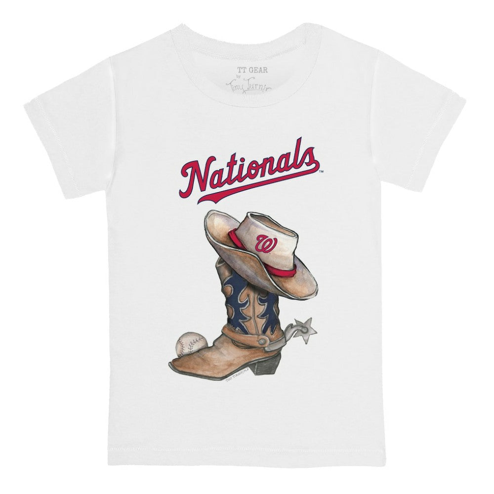 Washington Nationals Tiny Turnip Youth Cowboy Boot T-Shirt - MLB