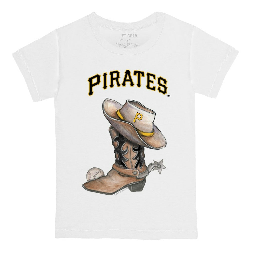 Pittsburgh Pirates Tiny Turnip Youth Cowboy Boot T-Shirt - MLB