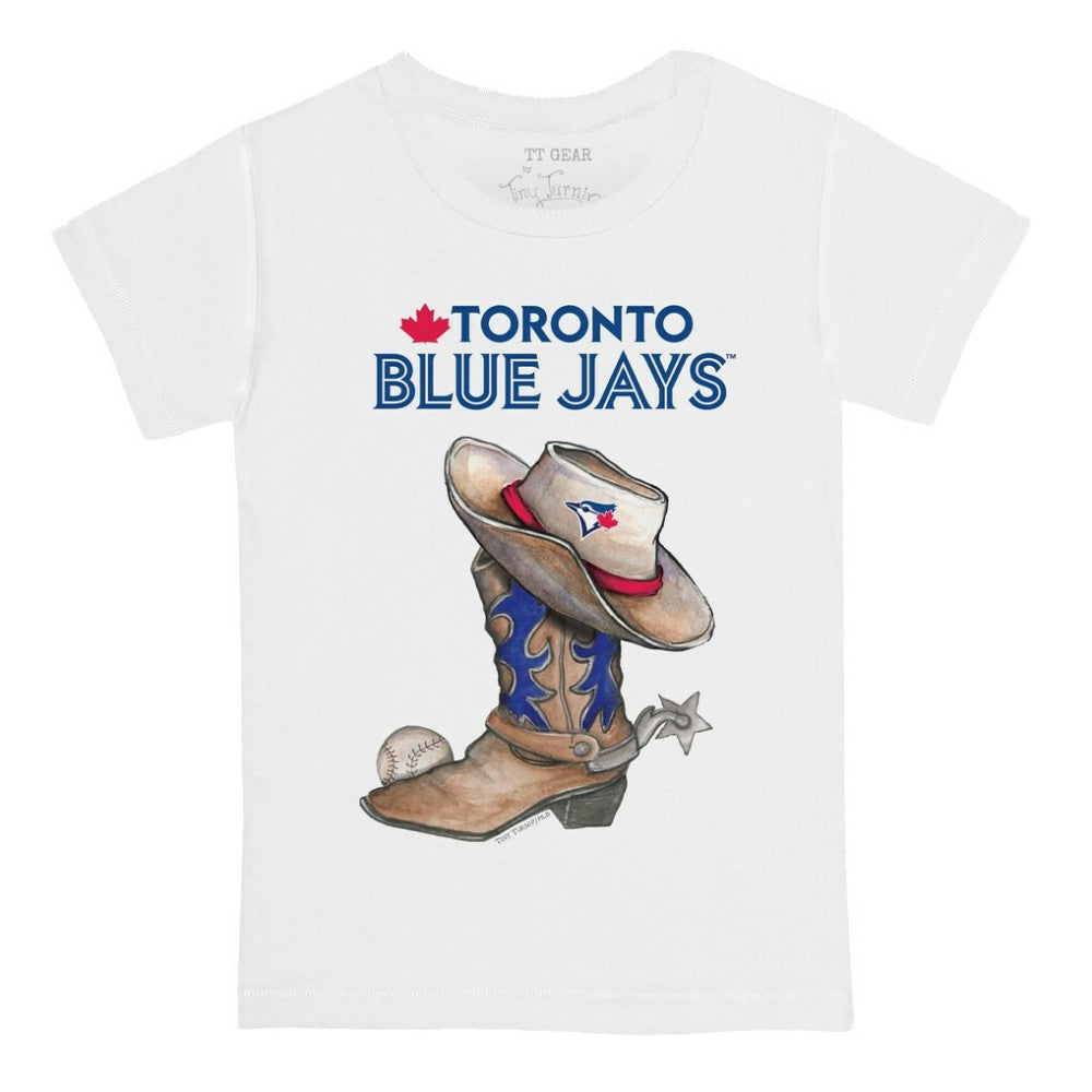 Toronto Blue Jays Tiny Turnip Youth Cowboy Boot T-Shirt - MLB