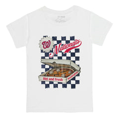 Washington Nationals Tiny Turnip Youth Pizza T-Shirt - MLB