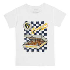Milwaukee Brewers Tiny Turnip Youth Pizza T-Shirt - MLB