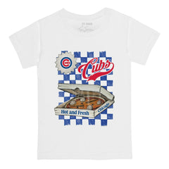 Chicago Cubs Tiny Turnip Youth Pizza T-Shirt - MLB