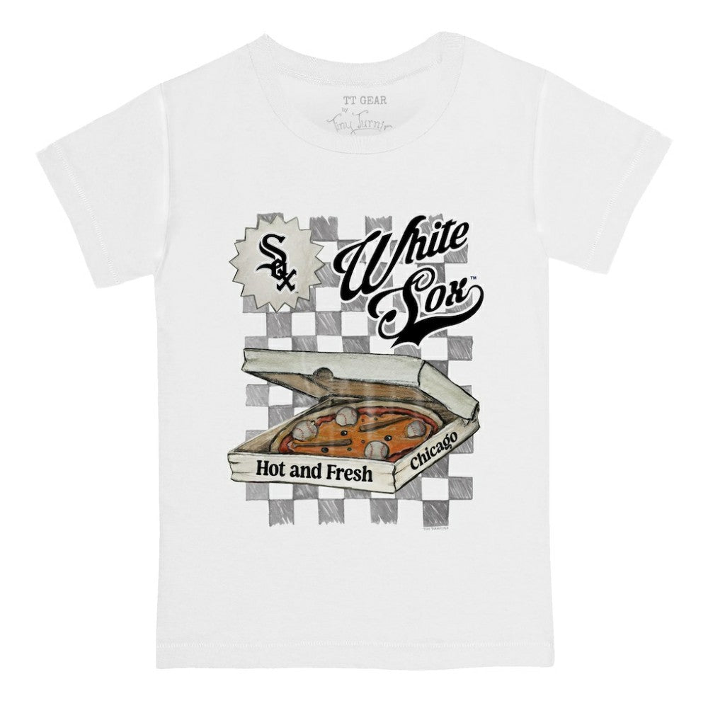 Chicago White Sox Tiny Turnip Youth Pizza T-Shirt - MLB
