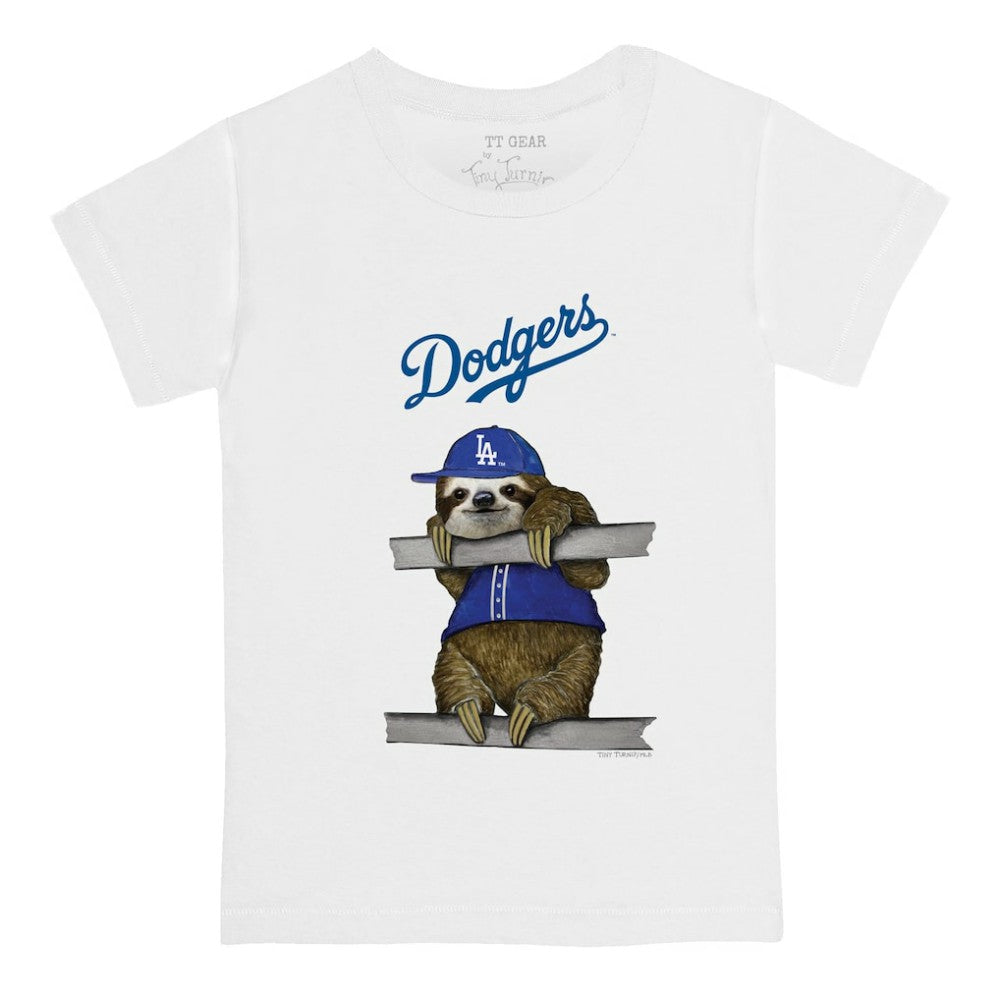 Los Angeles Dodgers Tiny Turnip Youth Sloth T-Shirt - MLB