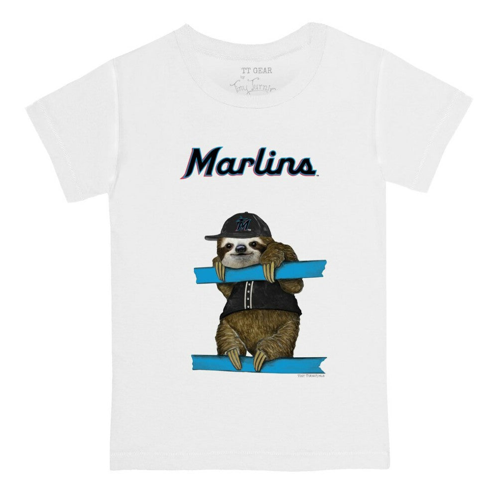 Miami Marlins Tiny Turnip Youth Sloth T-Shirt - MLB