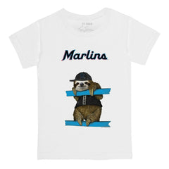 Miami Marlins Tiny Turnip Youth Sloth T-Shirt - MLB