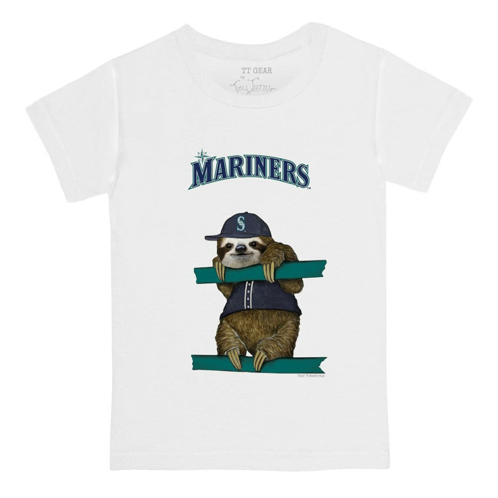 Seattle Mariners Tiny Turnip Youth Sloth T-Shirt - MLB