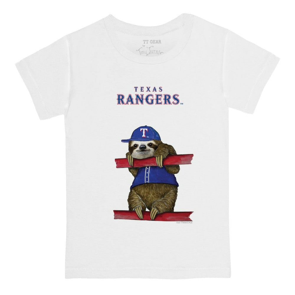 Texas Rangers Tiny Turnip Youth Sloth T-Shirt - MLB