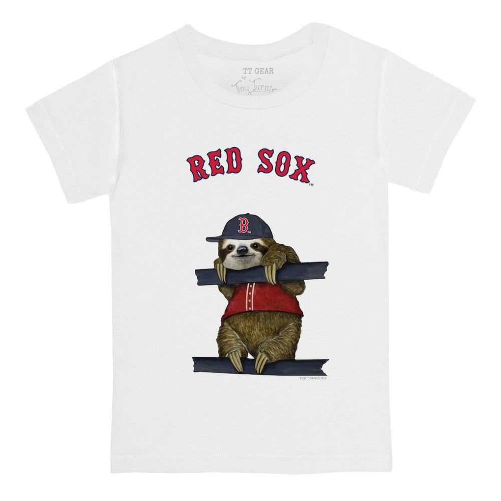 Boston Red Sox Tiny Turnip Youth Sloth T-Shirt - MLB