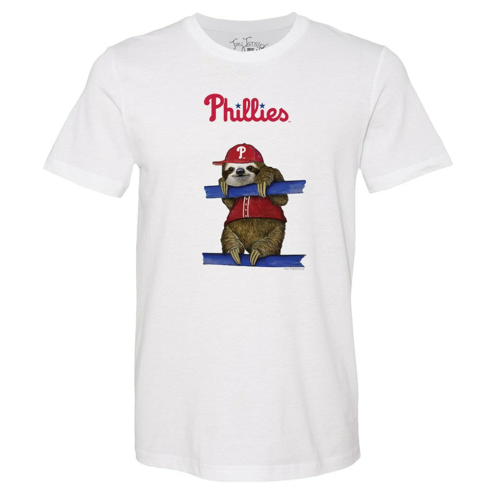 Philadelphia Phillies Tiny Turnip Unisex Sloth T-Shirt - MLB