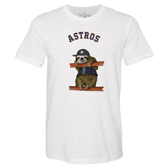 Houston Astros Tiny Turnip Unisex Sloth T-Shirt - MLB
