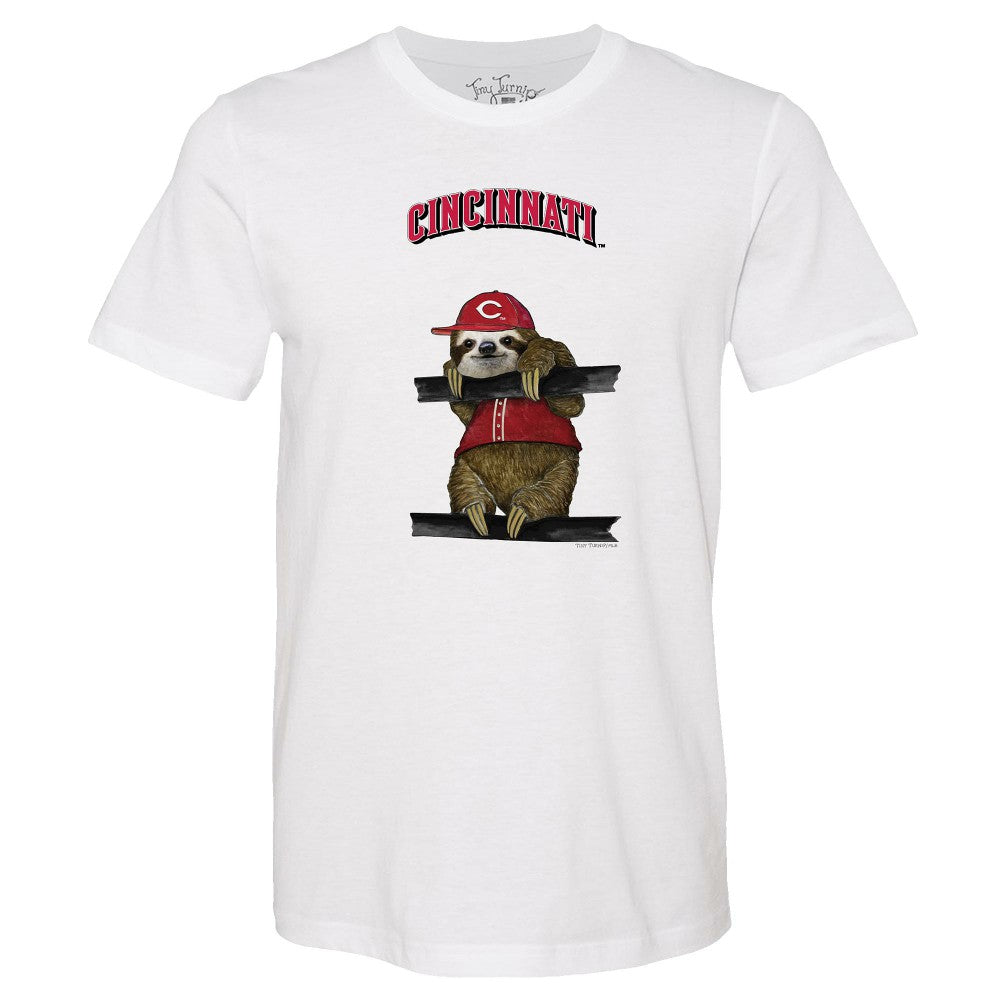 Cincinnati Reds Tiny Turnip Unisex Sloth T-Shirt - MLB