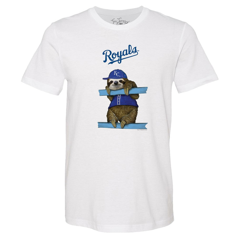 Kansas City Royals Tiny Turnip Unisex Sloth T-Shirt - MLB