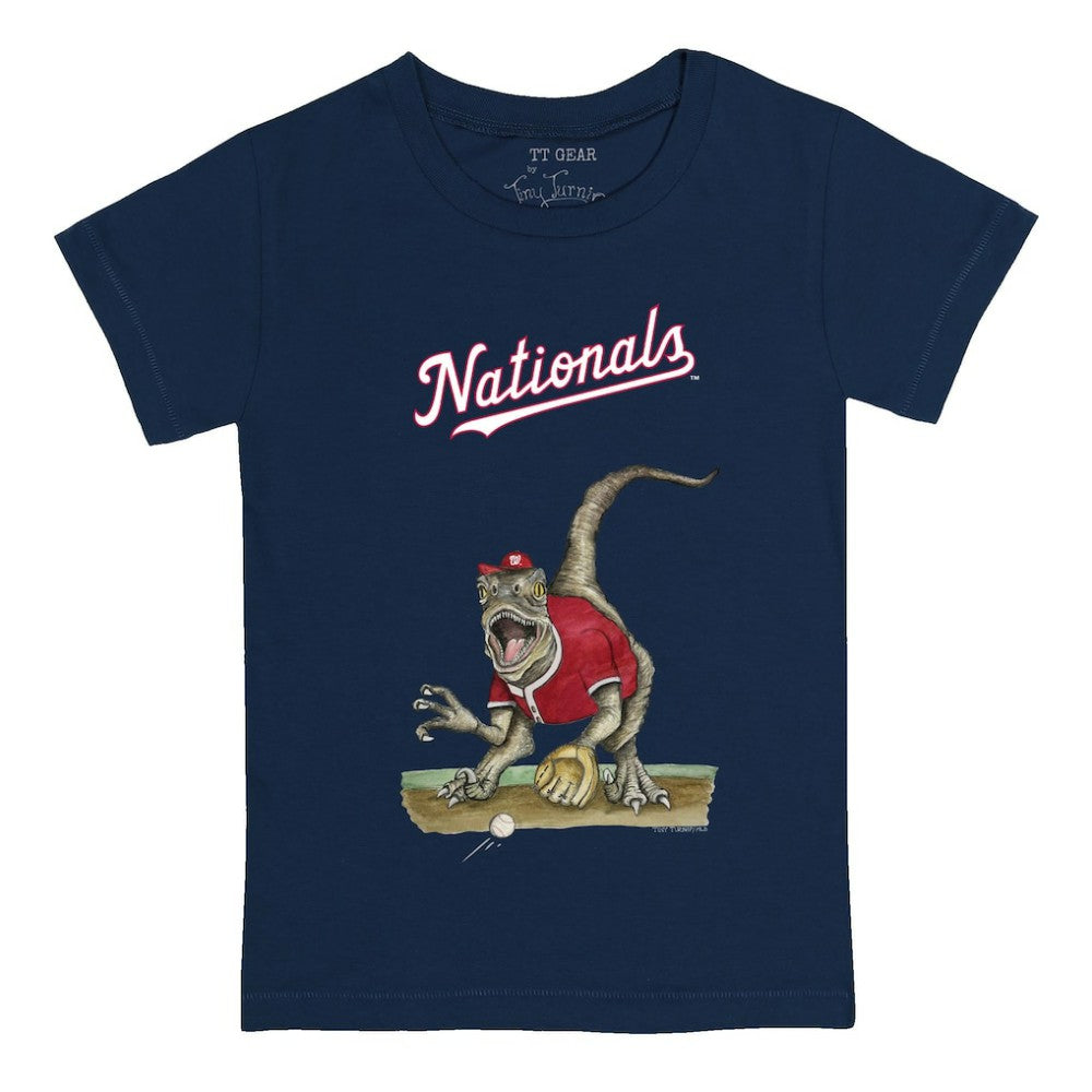 Washington Nationals Tiny Turnip Youth Velociraptor T-Shirt - MLB