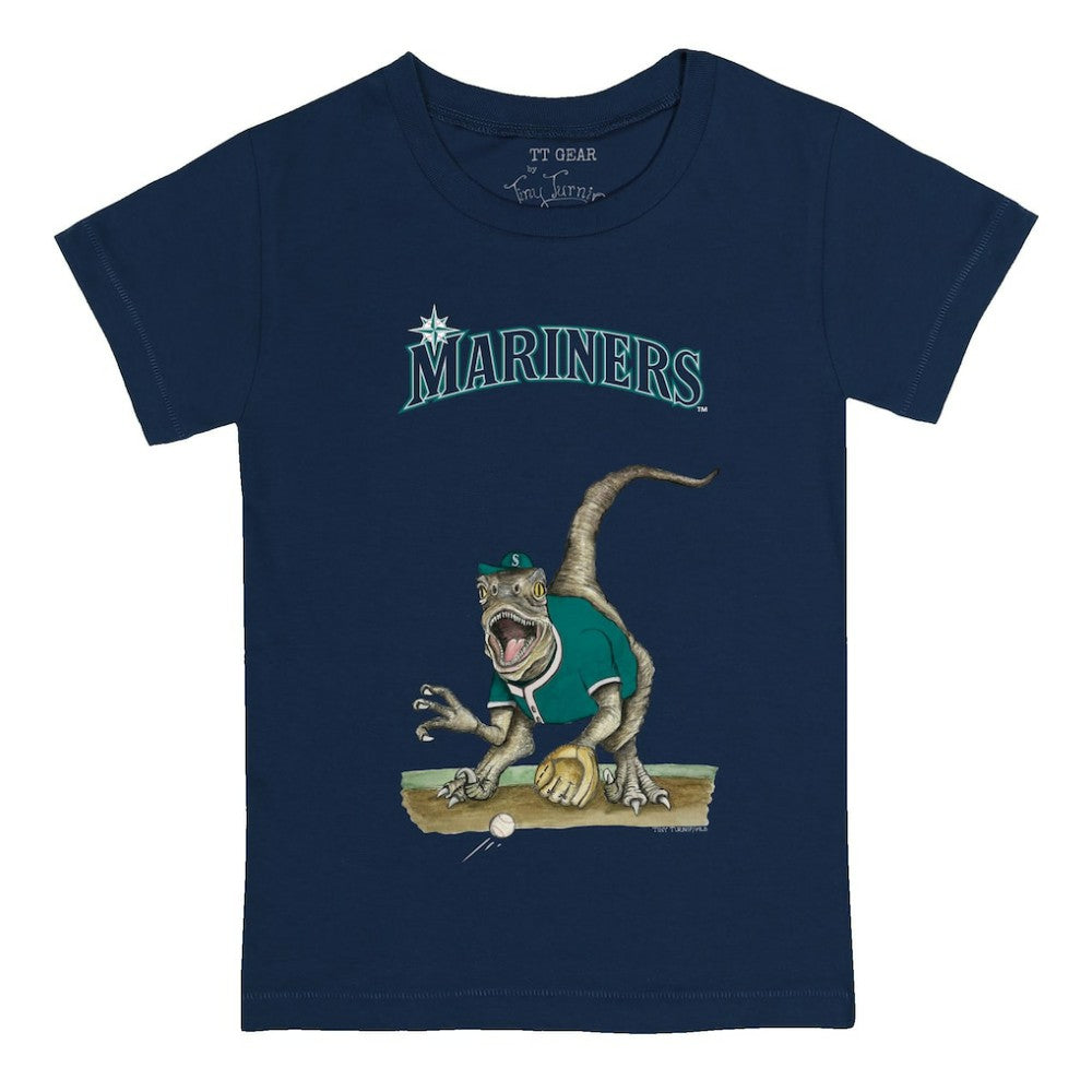 Seattle Mariners Tiny Turnip Youth Velociraptor T-Shirt - MLB