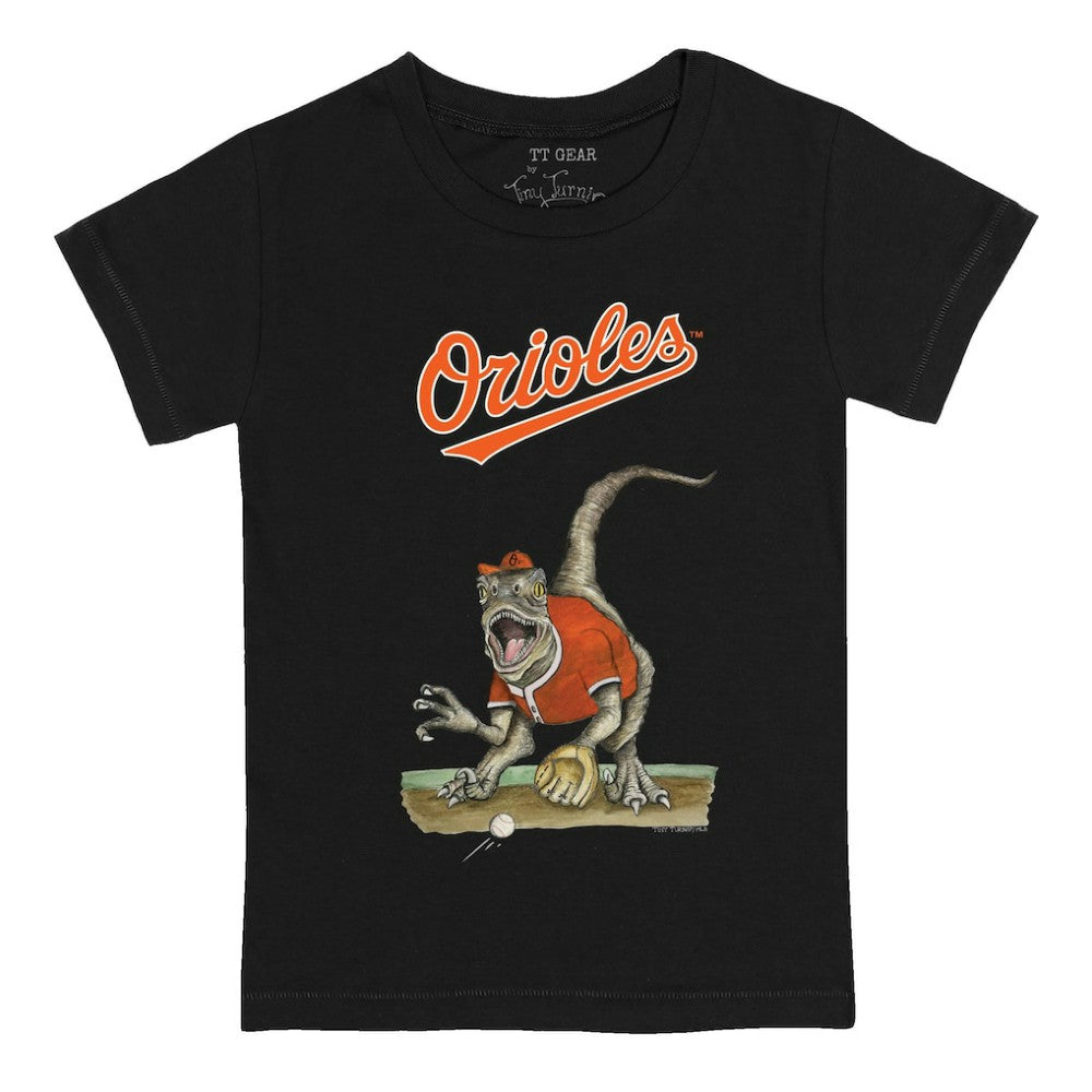 Baltimore Orioles Tiny Turnip Youth Velociraptor T-Shirt - MLB