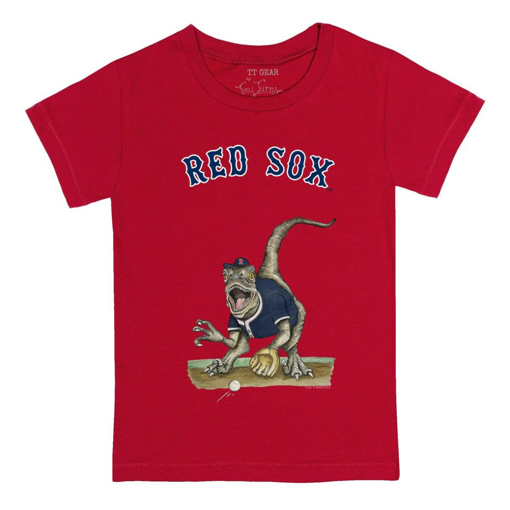 Boston Red Sox Tiny Turnip Youth Velociraptor T-Shirt - MLB