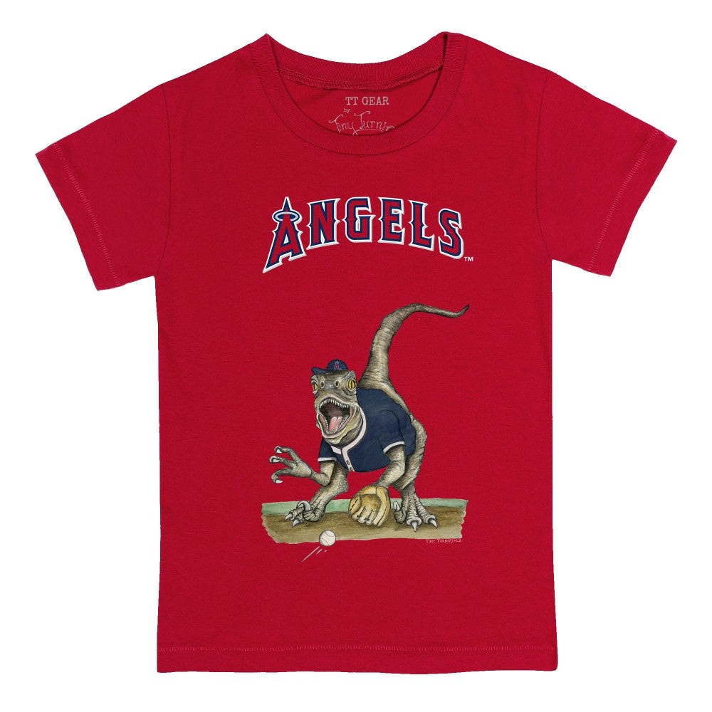 Los Angeles Angels Tiny Turnip Youth Velociraptor T-Shirt - MLB